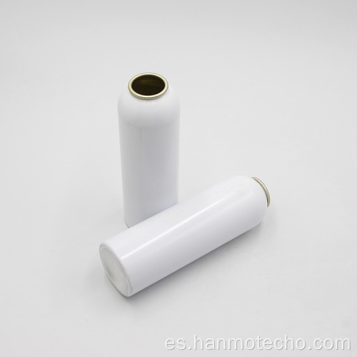 Botella de aerosol de aluminio con aerosol de rociador